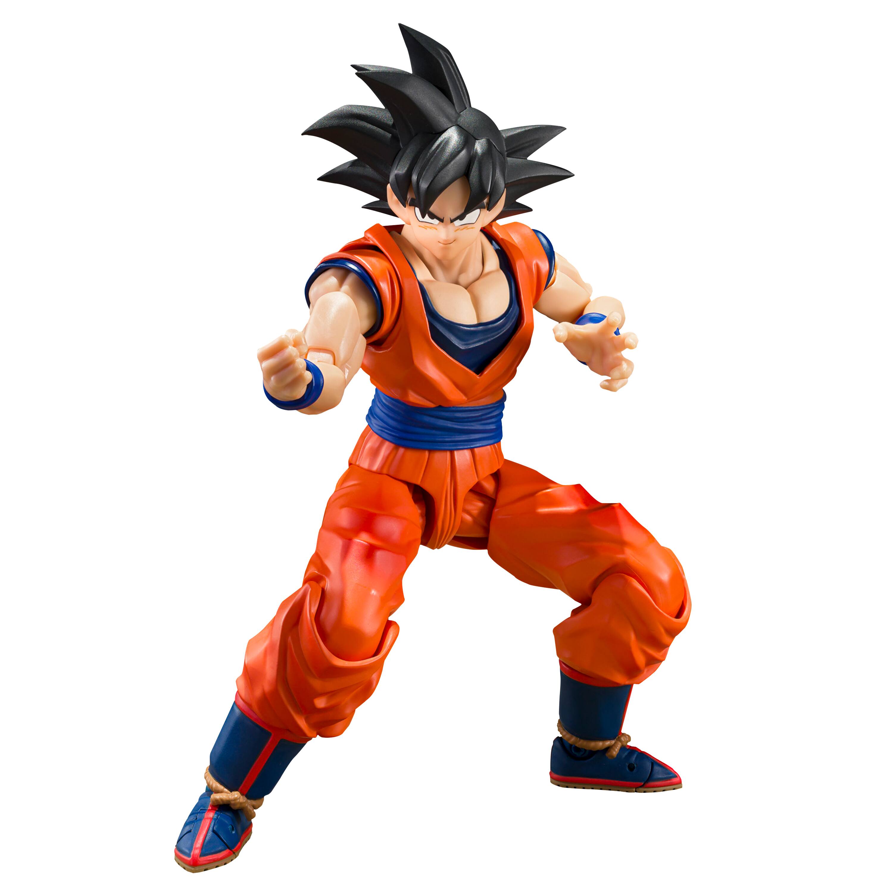Alt View 1. Bandai - 5.5" Son Goku (The Kind-Hearted Saiyan) - Dragon Ball Z - Tamashii Nations S.H.Figuarts.