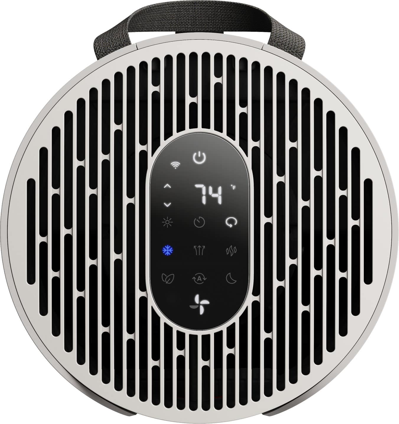 Alt View 11. Blueair - ComfortPure Most Powerful 3-in-1 HEPASilent T10i Air Purifier: Heat + Cool + Purify - Gray.