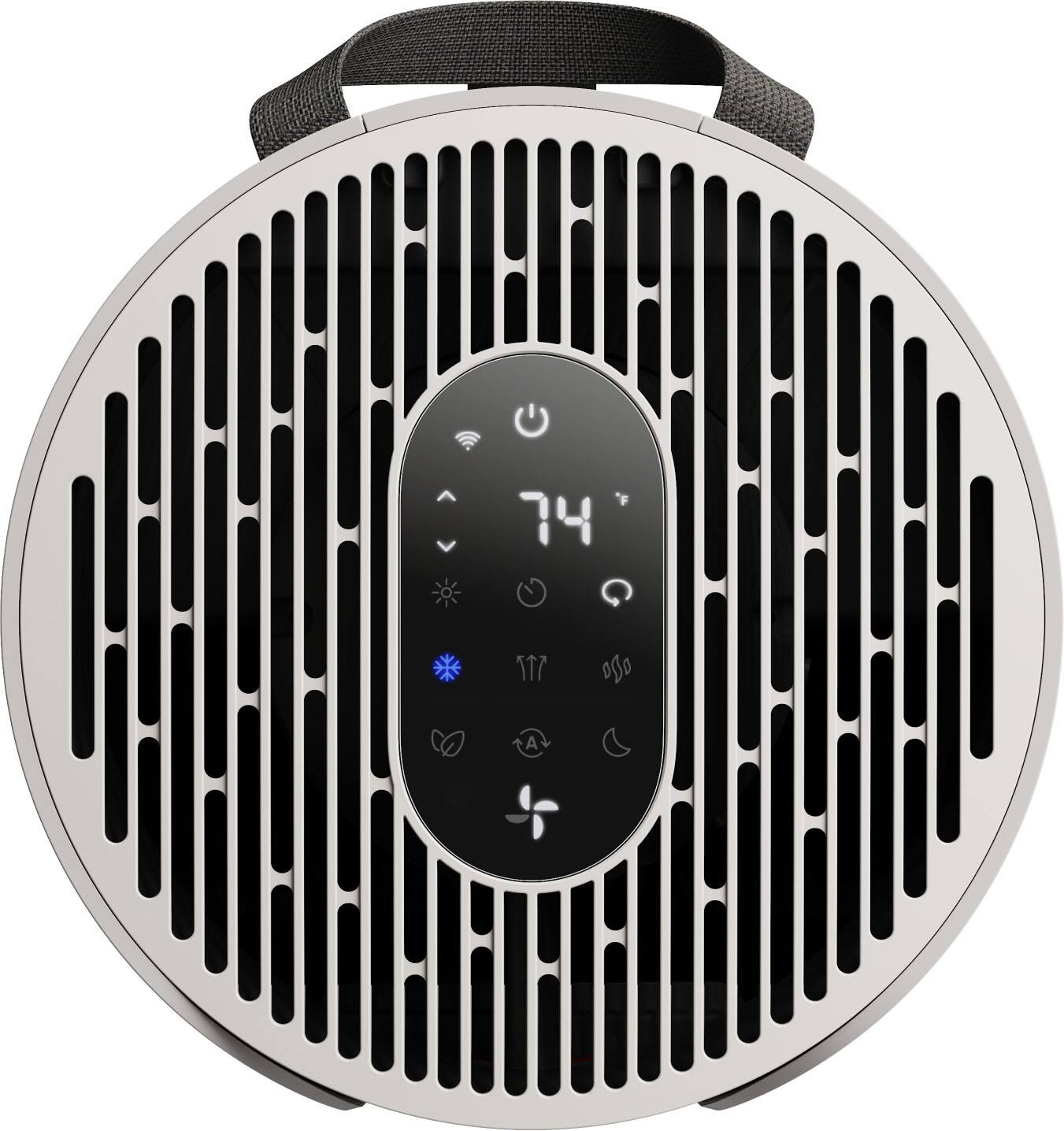 Alt View 11. Blueair - ComfortPure Most Powerful 3-in-1 HEPASilent T10i Air Purifier: Heat + Cool + Purify - Gray.