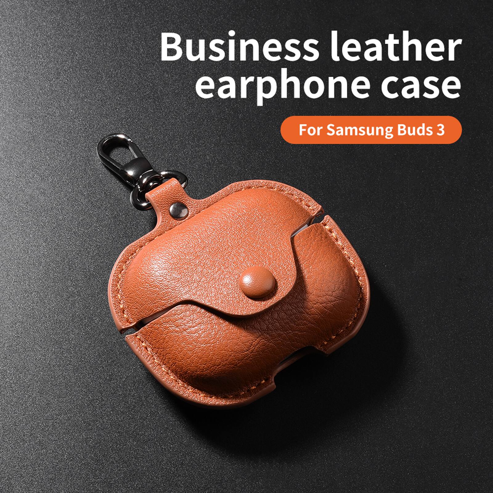 Business leather earphone case  
For Samsung Buds 3