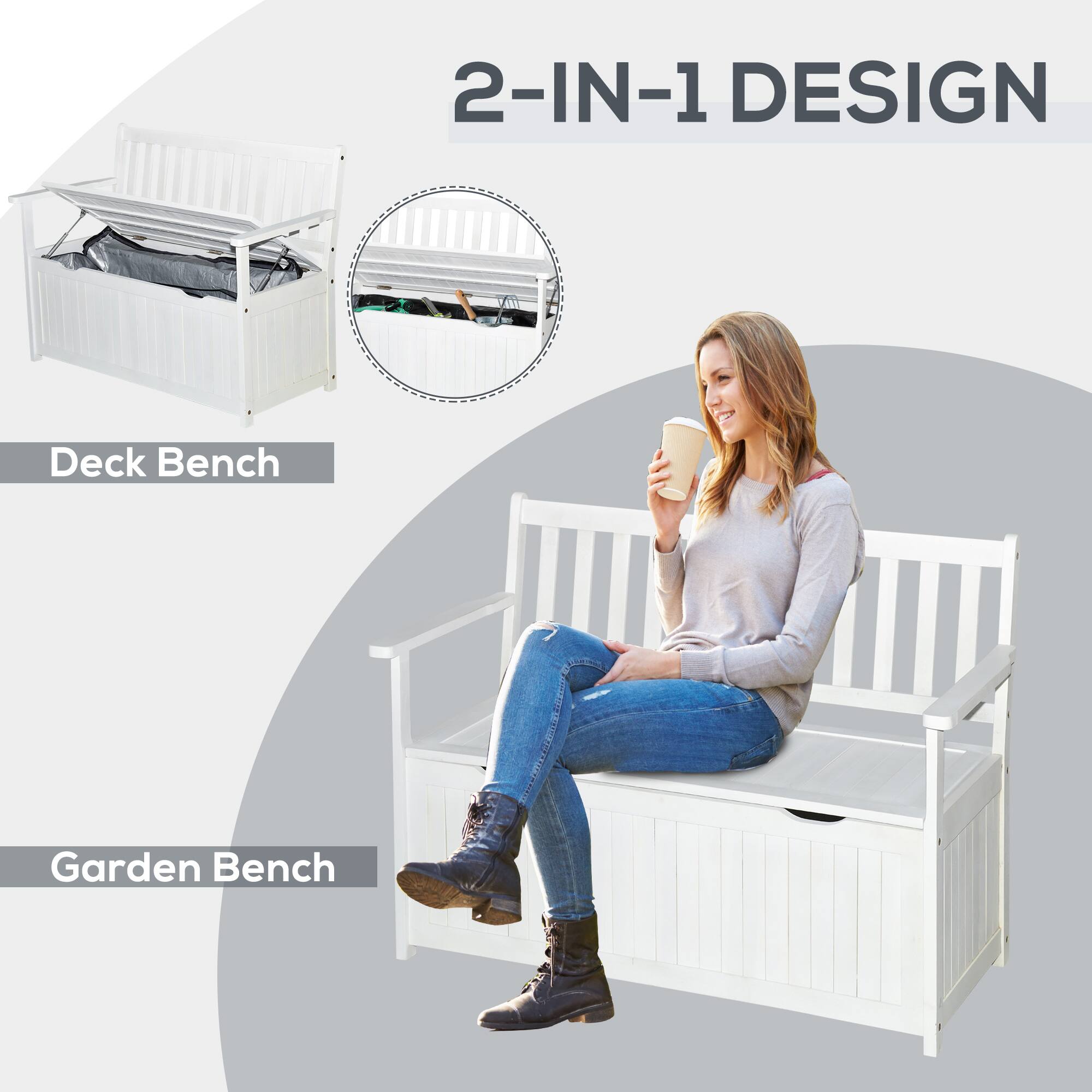 2-IN-1 DESIGN

Deck Bench

Garden Bench