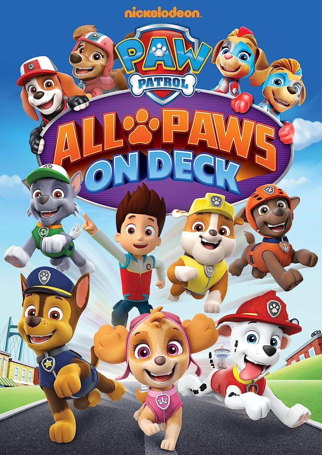 Front. Paw Patrol: All Paws On Deck   - DVD.