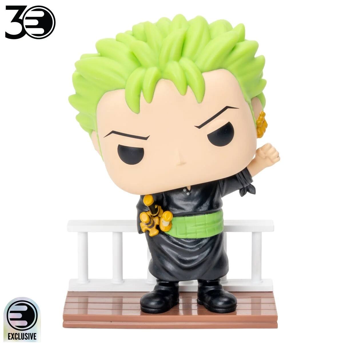 Left. Funko - Funko Pop! One Piece Straw Hat Pirates: Roronoa Zoro.