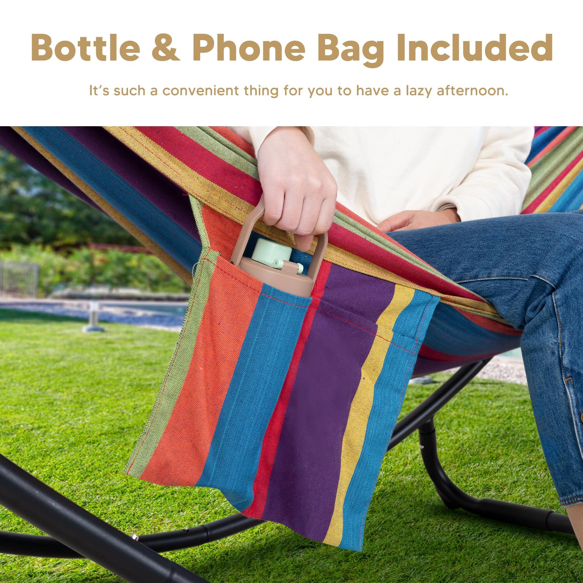 Bottle & Phone Bag Included

It's such a convenient thing for you to have a lazy afternoon.