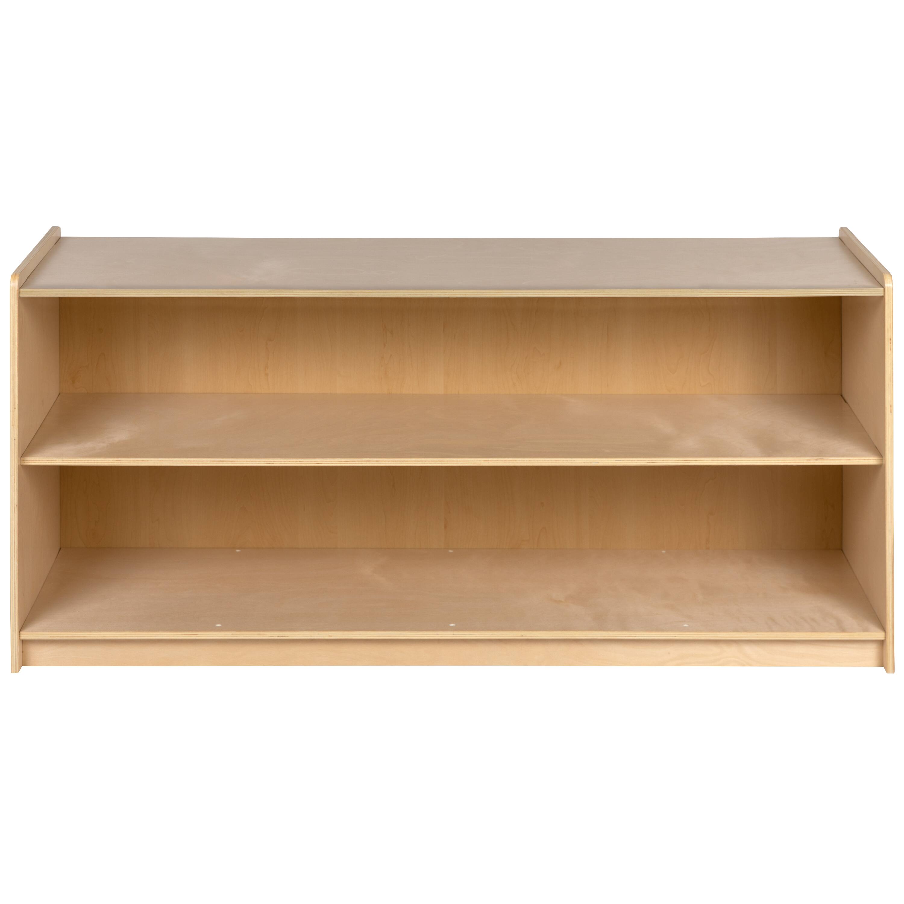 Alt View 8. Emma + Oliver - Wooden School Classroom Storage Cabinet for Commercial or Home Use - Natural.
