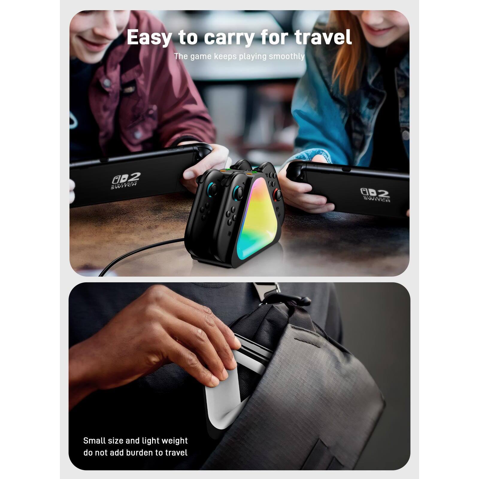 Easy to carry for travel  
The game keeps playing smoothly  

Small size and light weight do not add burden to travel