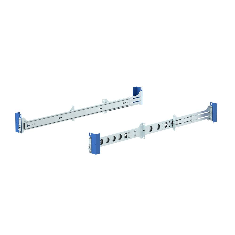 Front. RackSolutions - RackSolutions 2U Raven 130-A Dry Slide Rail for HPE - Black.