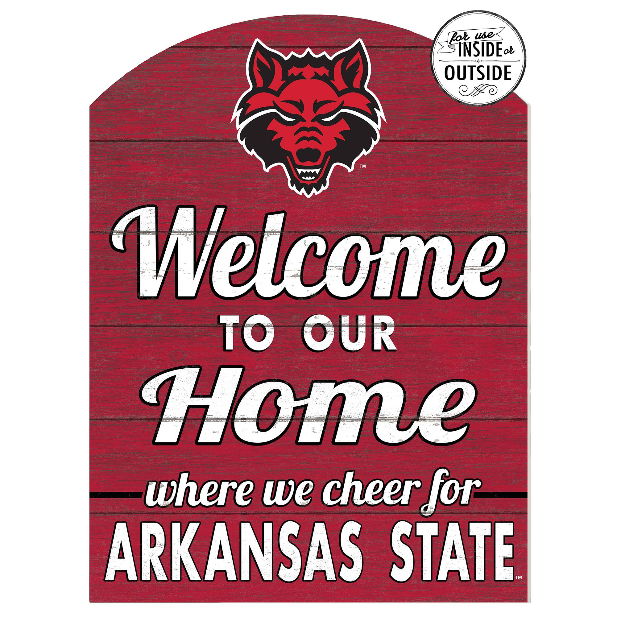 Arkansas State Red Wolves 16'' x 22'' Marquee Sign