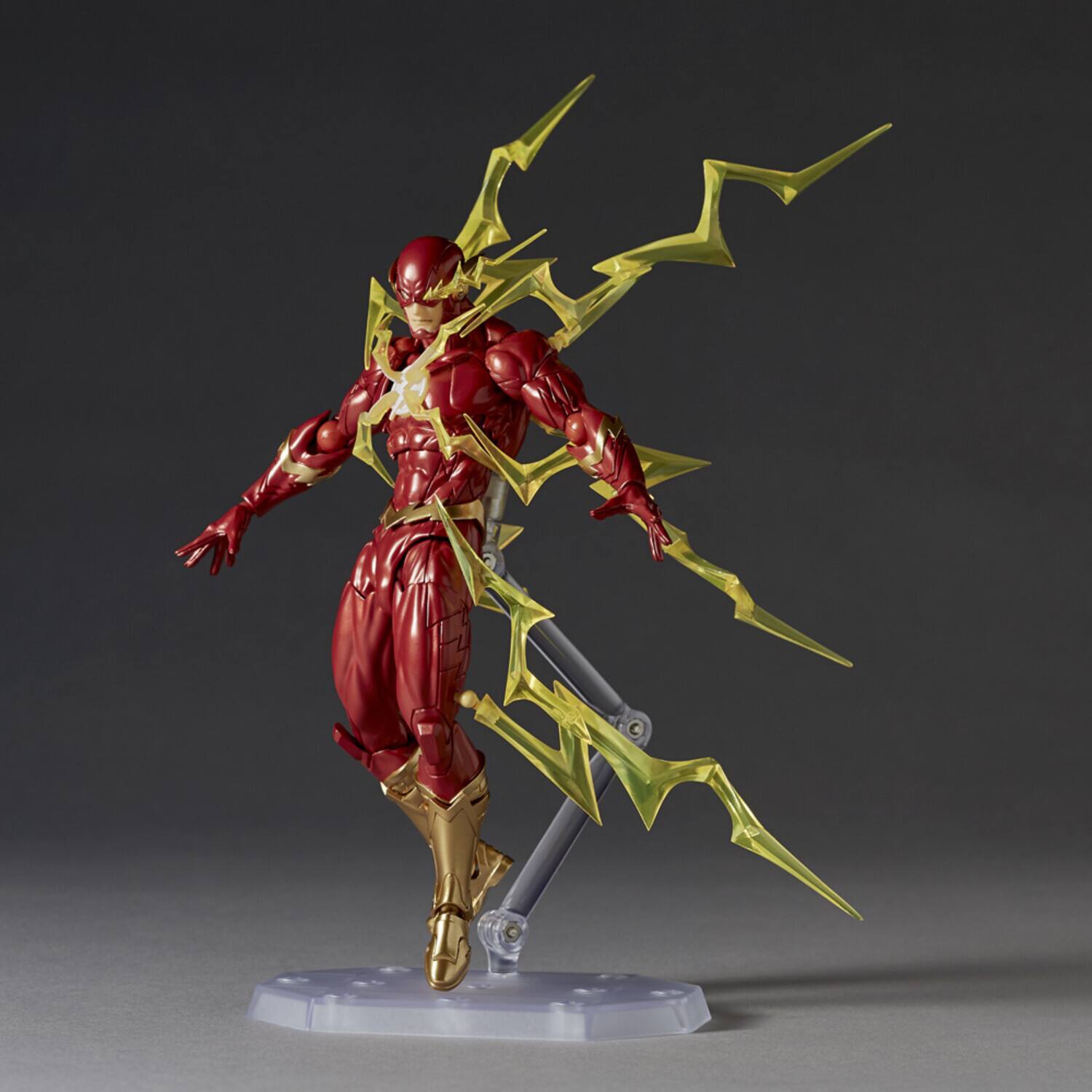 Alt View 2. PopMarket - Kaiyodo - DC Heroes  - Revoltech Amazing Yamaguchi - The Flash 2025 Action Figure   - COLLECTIBLES - Multicolor.
