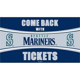 Evergreen Enterprises - Seattle Mariners 28" x 16" Come Back With Tickets Indoor/Outdoor Trapper Mat - Multicolor
