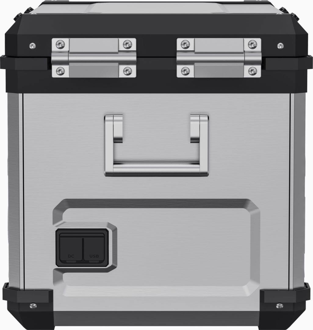 Alt View 2. ICECO - APL55 Aluminum Dual Zone 58QT Portable Cooler Silver - Silver.