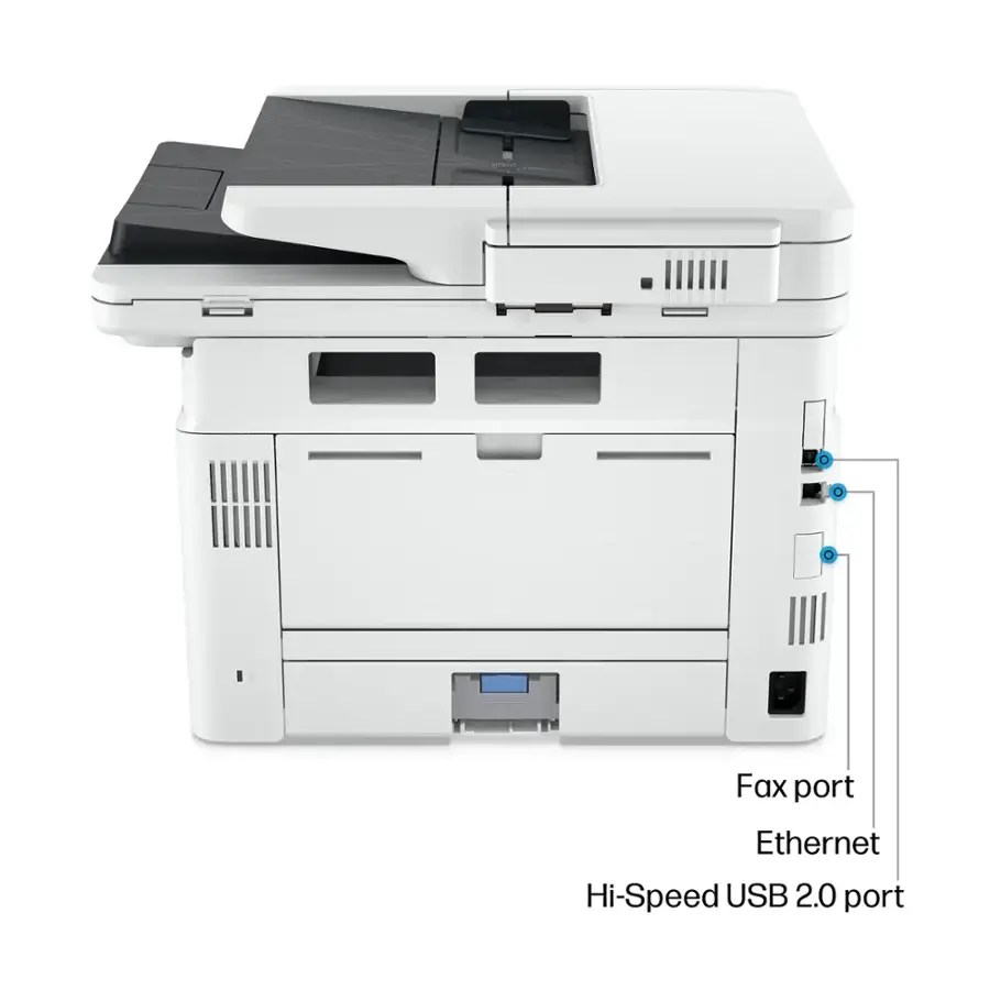 a + Fax port + Ethernet + Hi-Speed USB 2.0 port