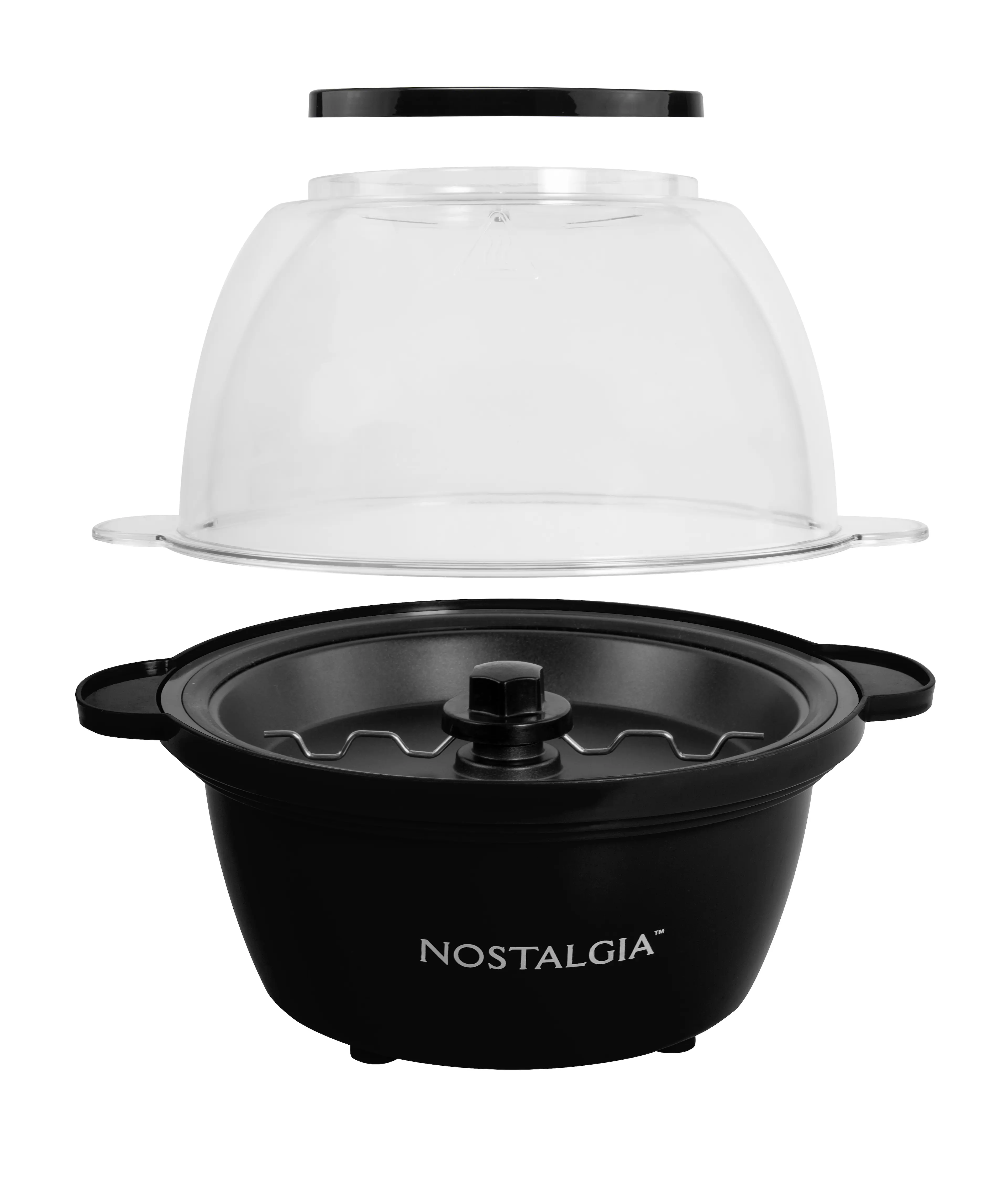 Alt View 5. Nostalgia - 2-qt. Stainless Steel Stirring Popcorn Popper - Black.