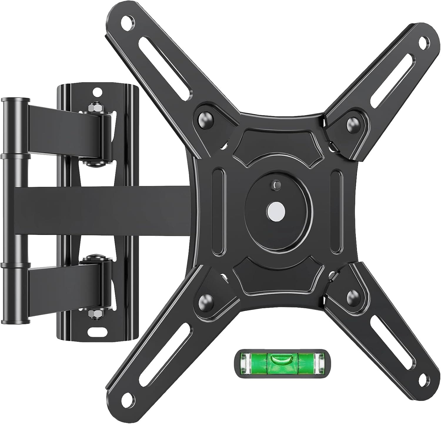 FINEAK - Swivel Tilt Full Motion TV Monitor Wall Mount for Most 14-42 Inch Monitors - Black