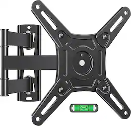 FINEAK - Swivel Tilt Full Motion TV Monitor Wall Mount for Most 14-42 Inch Monitors - Black