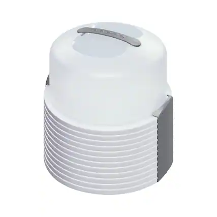 Front. Sterilite - Sterilite Portable Latching Cake Server Carrier Keeper w/ Handles (12 Pack) - White/Clear.