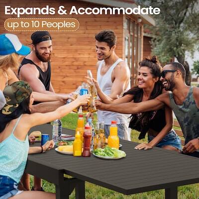 Expands & Accommodate up to 10 People
