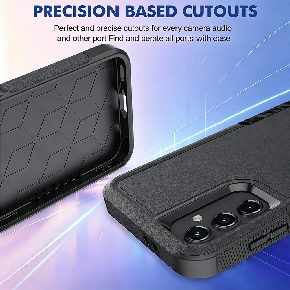 PRECISION BASED CUTOUTS  
Perfect and precise cutouts for every camera, audio, and other port. Find and operate all ports with ease