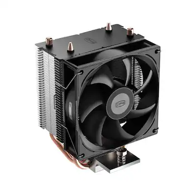 Front. PCCOOLER - CPS R200 Hydraulic Bearing Air CPU Cooler - Black.