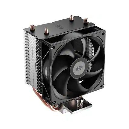 Front. PCCOOLER - CPS R200 Hydraulic Bearing Air CPU Cooler - Black.