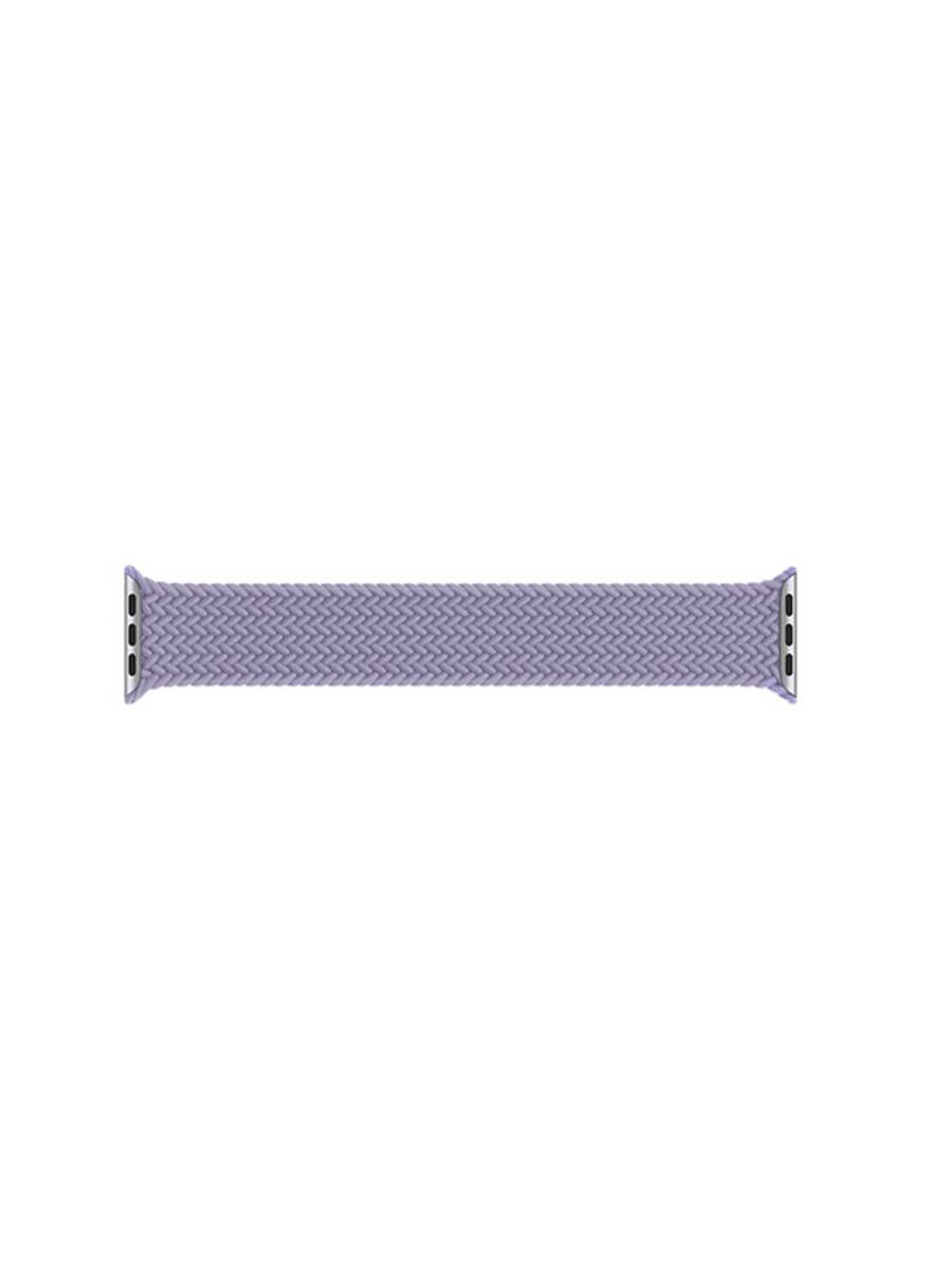 Apple - Watch Braided Solo Loop 45mm - Size 9 - Purple