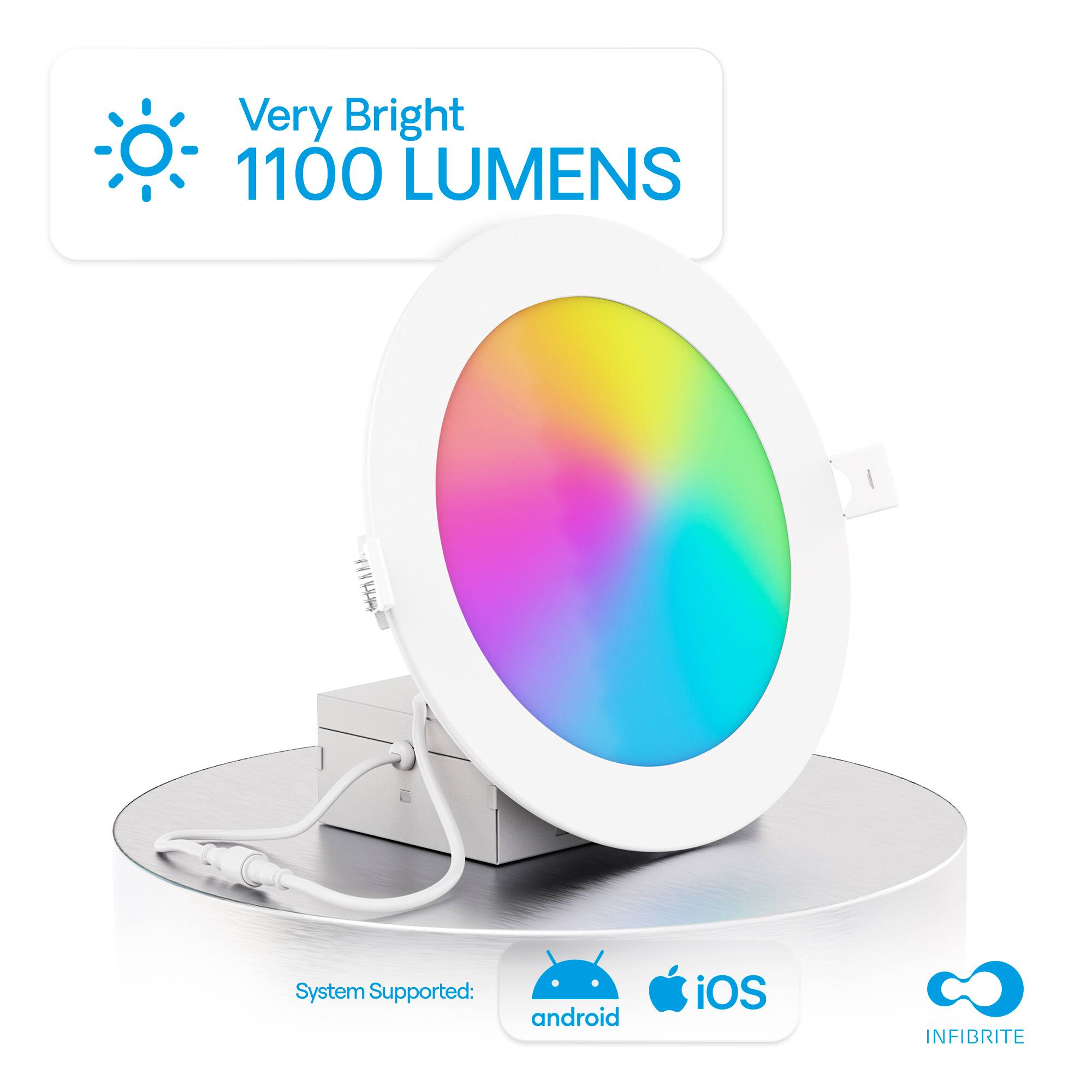 Very Bright 1100 LUMENS
System Supported: android iOS
INFIBRITE