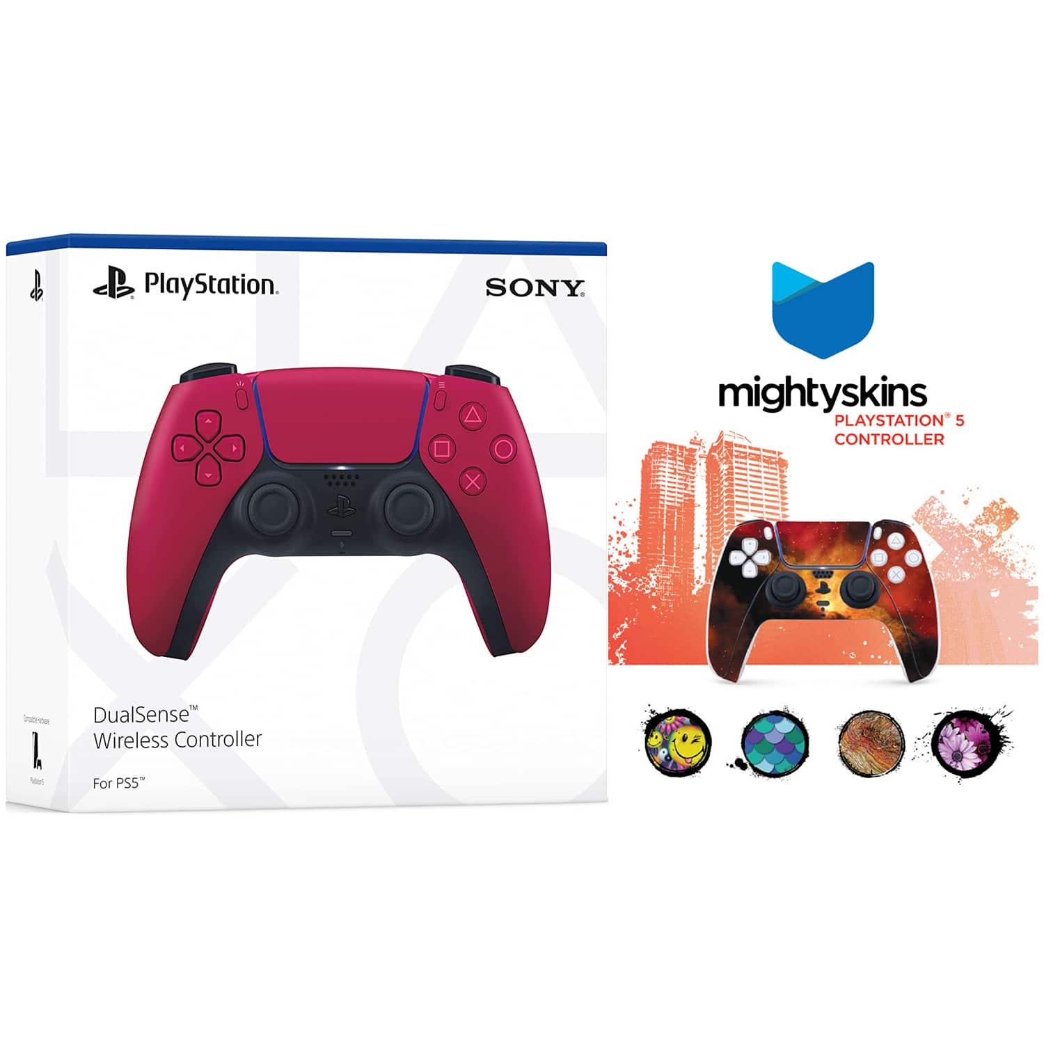 PlayStation  
SONY  
DualSense™ Wireless Controller  
For PS5™  

mightyskins  
PLAYSTATION®5 CONTROLLER
