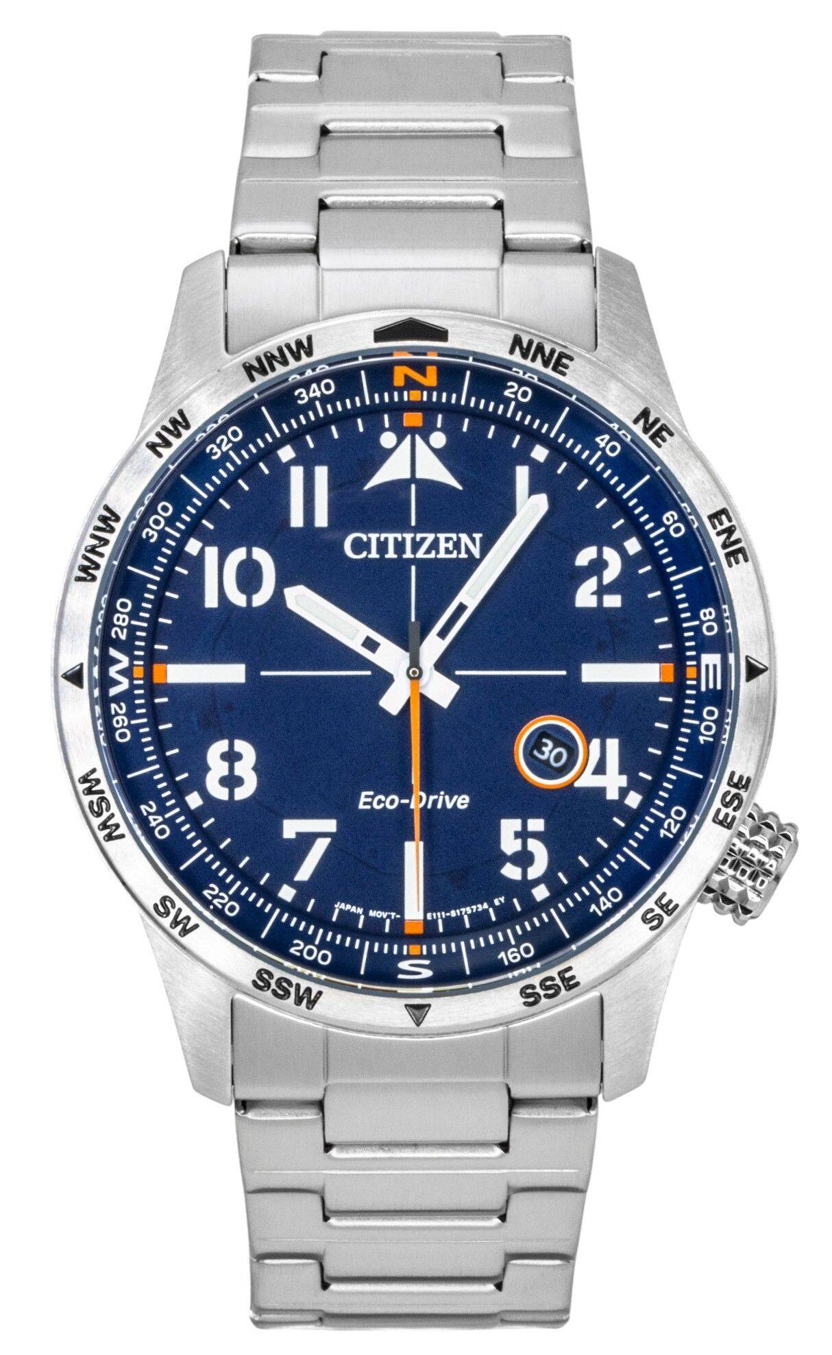 NNW N NNE 340 20 NW 320 40 NE WNW 300 CITIZEN 60 ENE 10 2 280 80 W E 260 100 8 30 WSW Eco-Drive 4. ESE 240 120 7 5 SW 220 JAPAN MOV'T- E111-8175734 EY 140 SE I 200 160 S SSW SSE