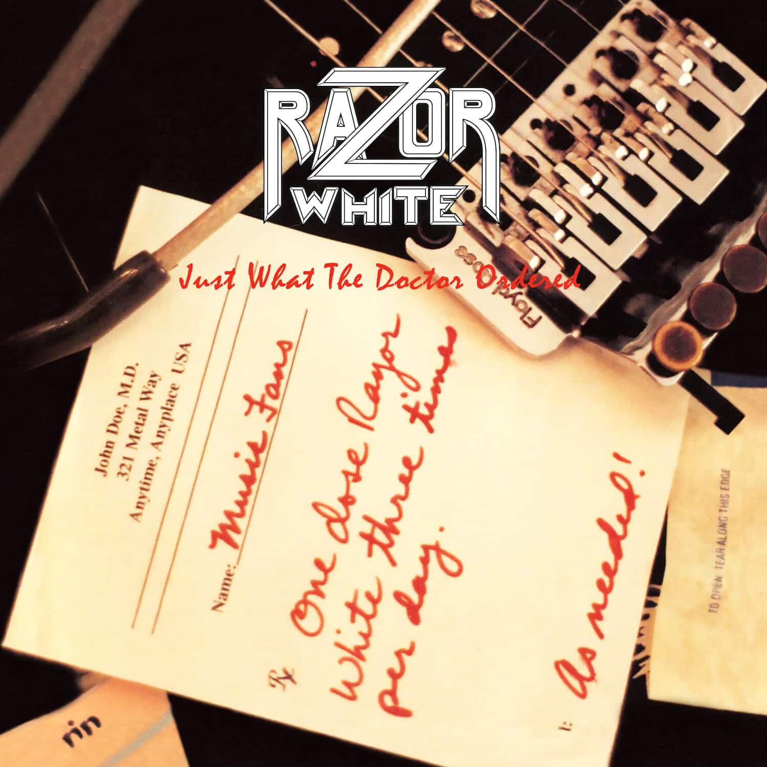 Razor White - JUST WHAT THE DOCTOR ORDERED  - COMPACT DISCS