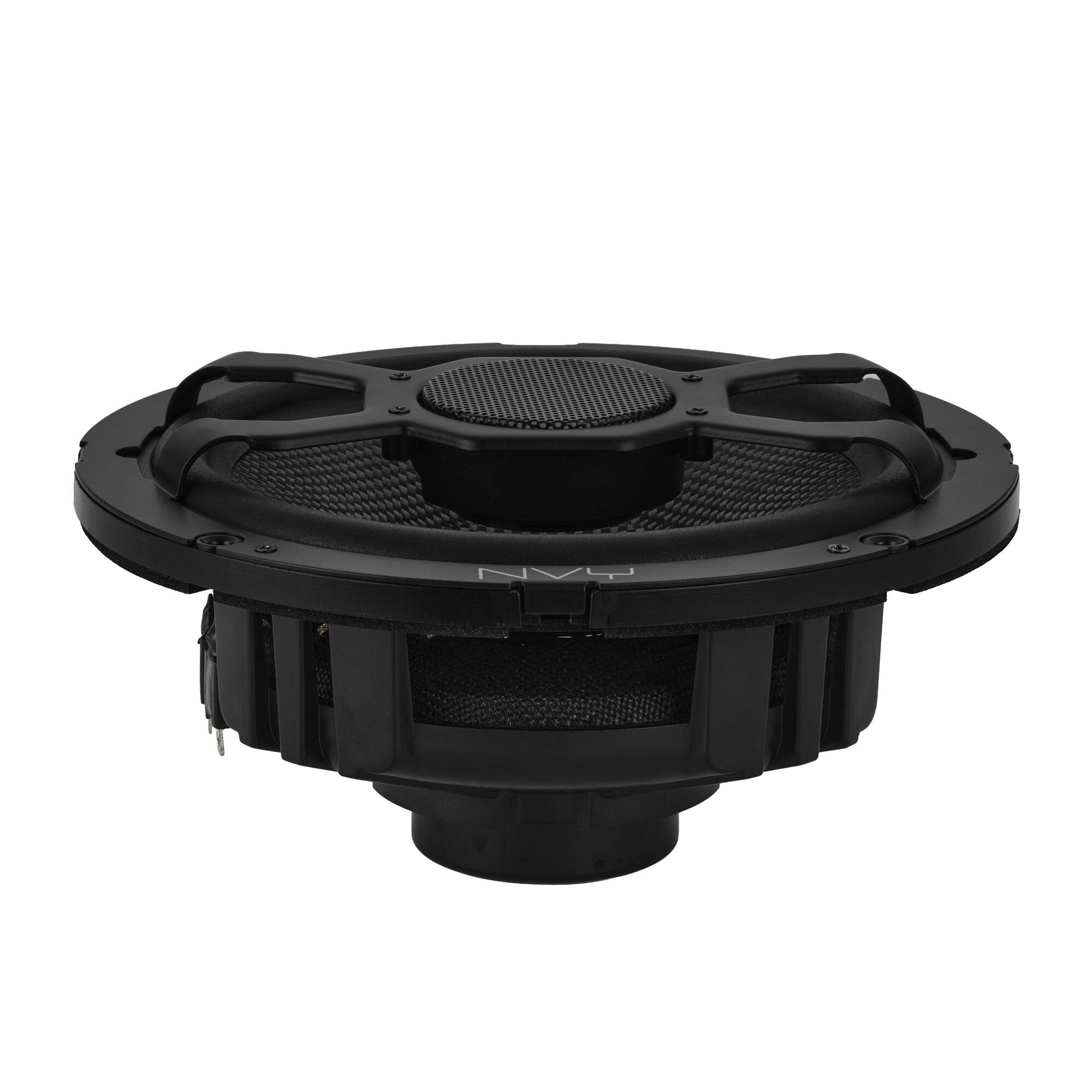 Angle. DS18 Audio - 6.5" Component Speaker System With Glass Fiber Cone and Neodymium Magnet | 120W RMS 4-Ohm - Black.
