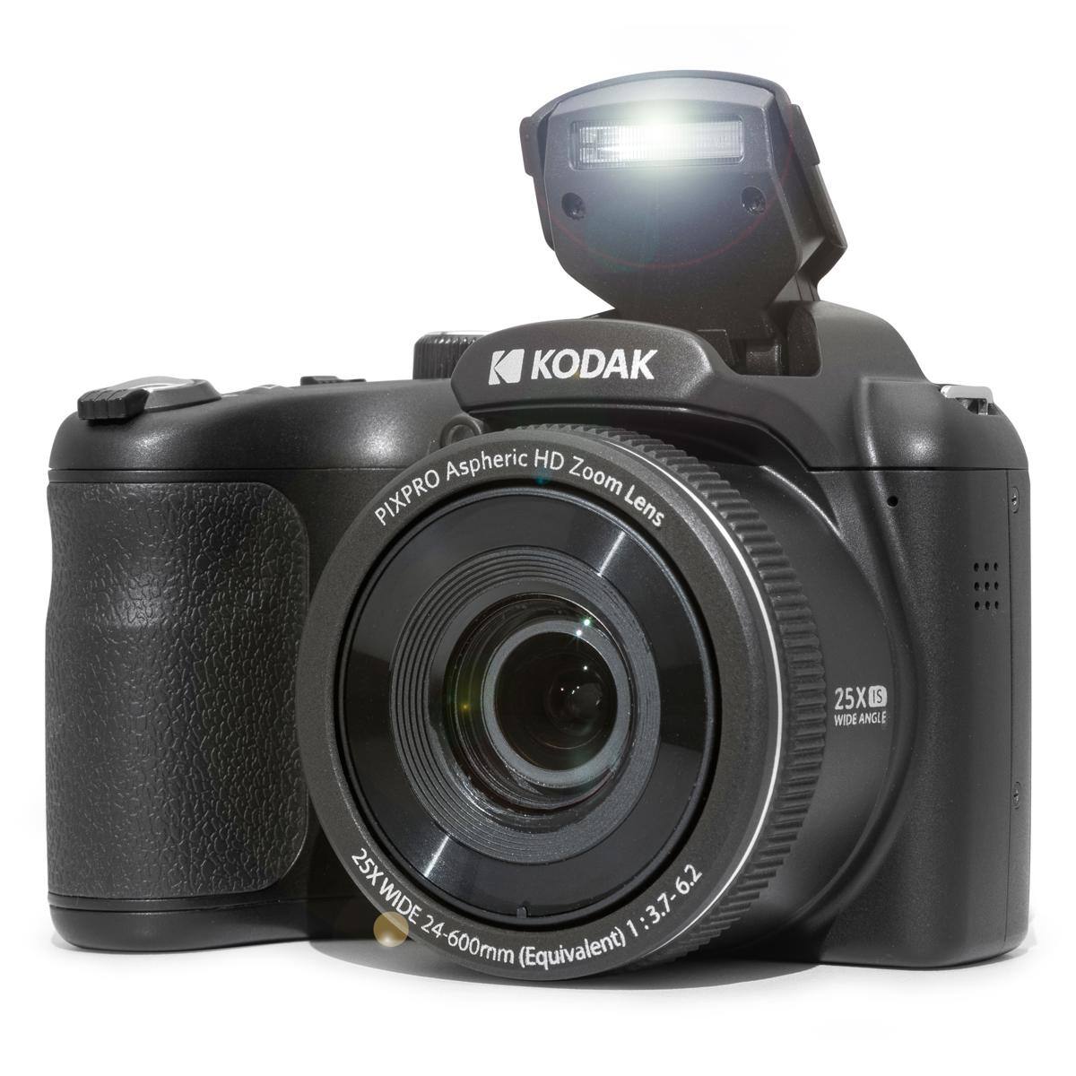 KODAK  
Aspheric HD PIXPRO Zoom Lens  

25X WIDE ANGLE  
25X WIDE 25X 6.2 24-600mm (Equivalent) 1:3.7-6.2