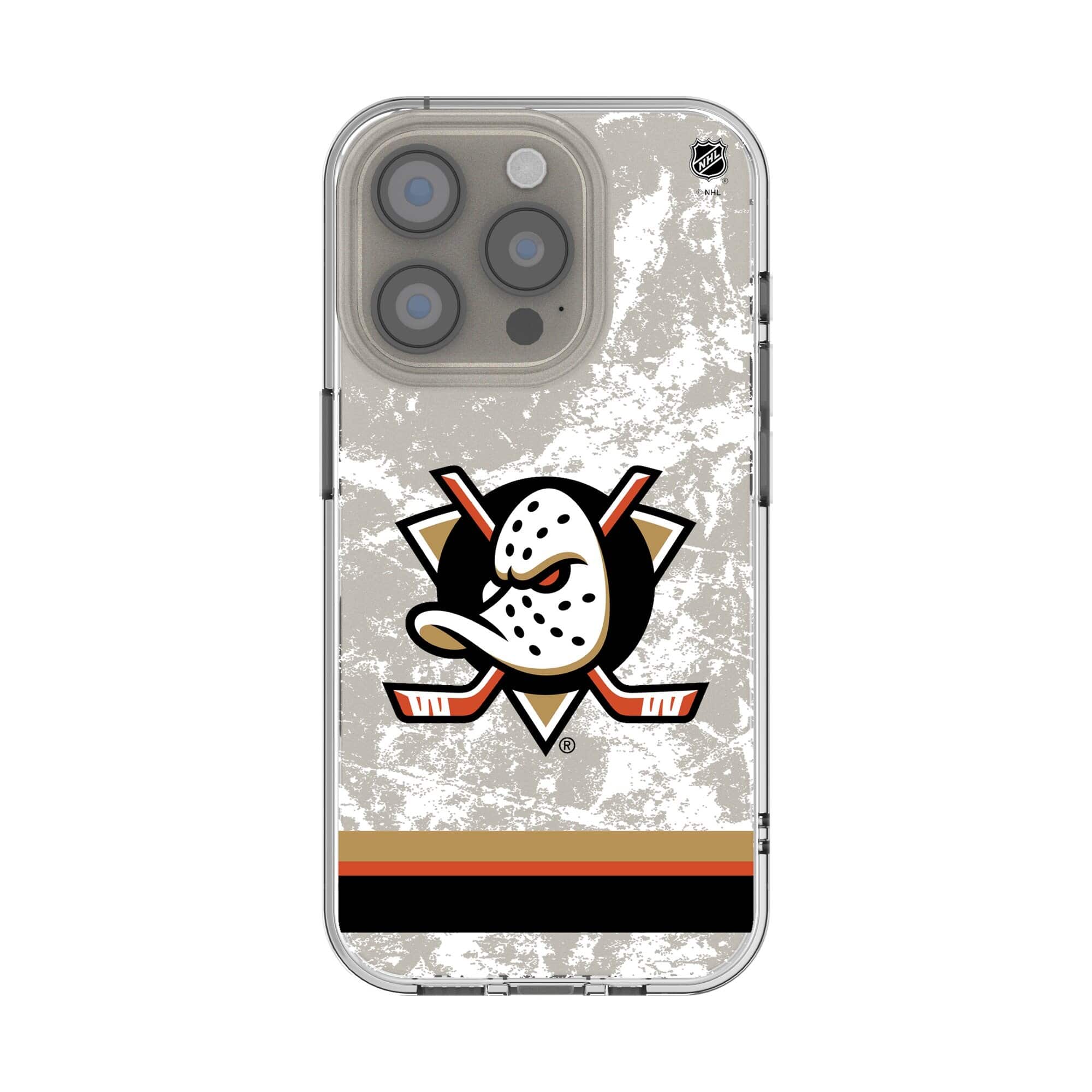 Keyscaper - NHL - Anaheim Ducks iPhone Stripe Clear Ice Case - 12/12 Pro - Multicolor price history on PriceWatchPro
