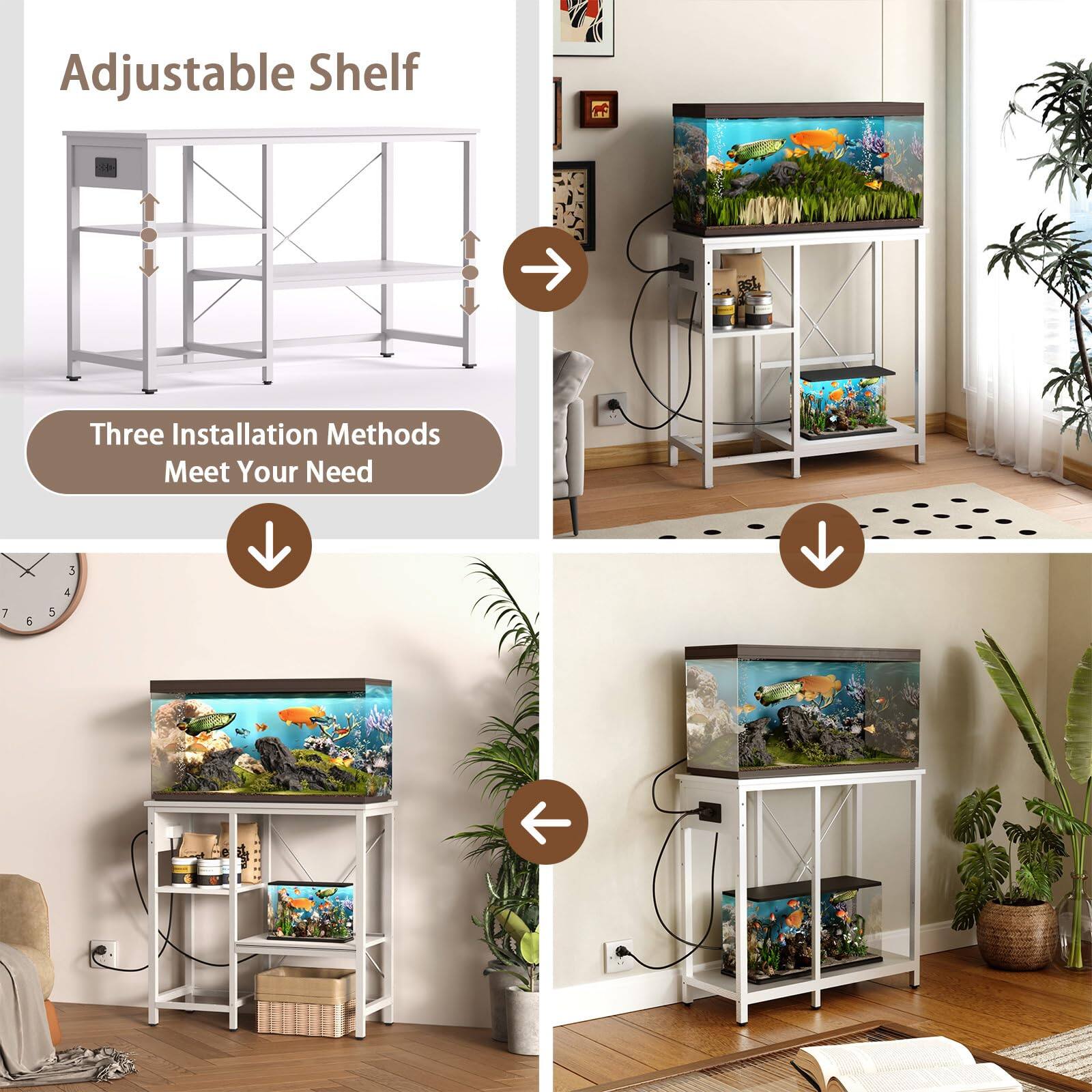 Adjustable Shelf

Three Installation Methods Meet Your Need