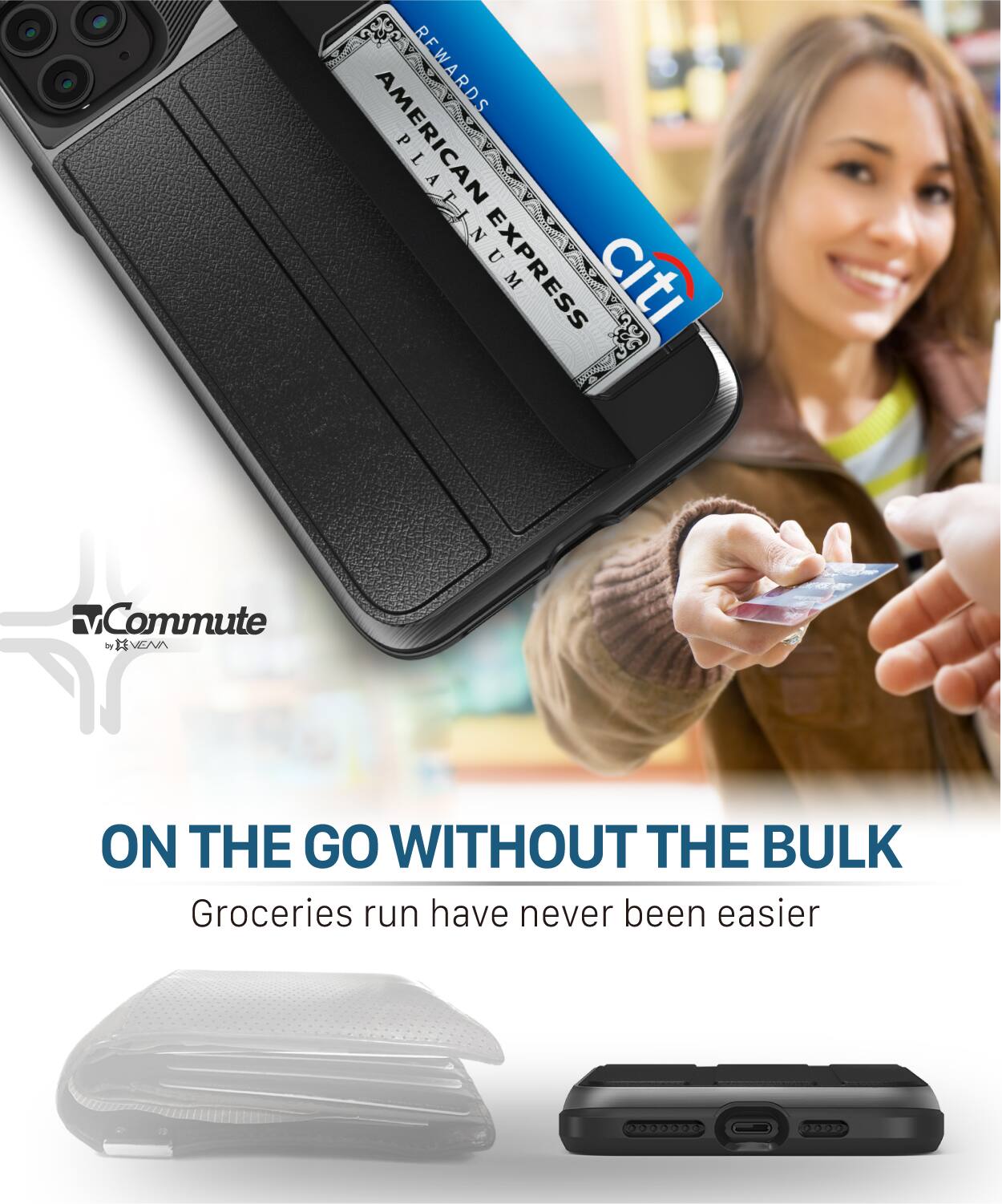 REWARDS AMERICAN PLATINUM EXPRESS CARD

Commute

ON THE GO WITHOUT THE BULK
Groceries run have never been easier