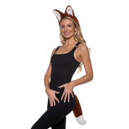 Underwraps - Fox Ears & Tail Set Adult Costume Accessory Set - Brown