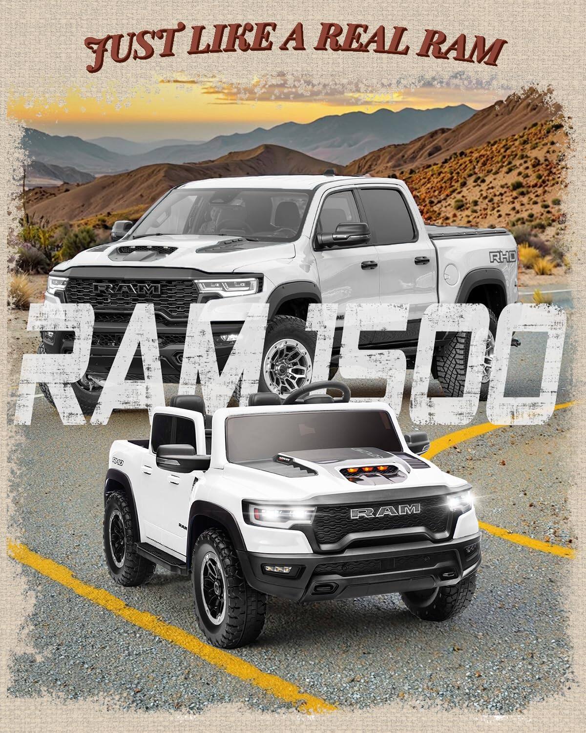 JUST LIKE A REAL RAM

RAM 1500