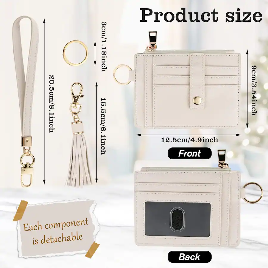 Jadie Link Small Wristlet Wallets Women Rfid Credit Card Holder Wallet ...