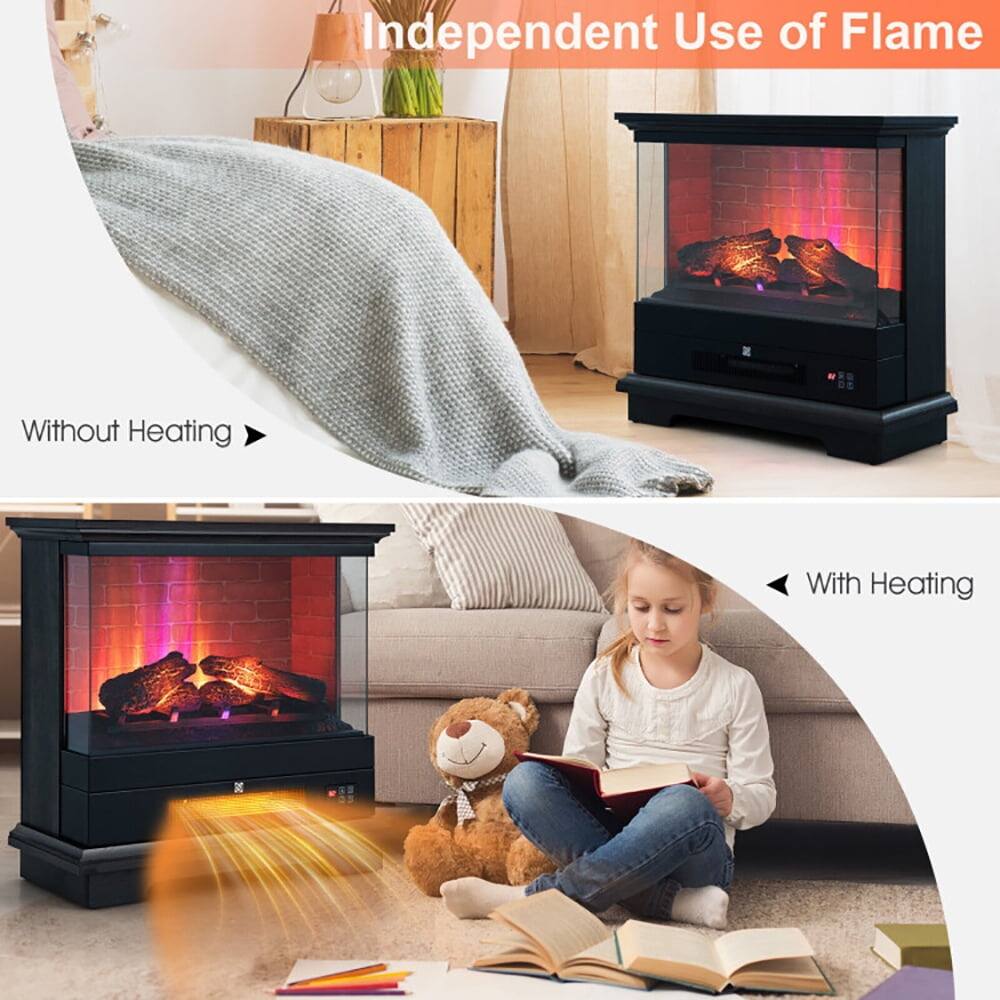 Independent Use of Flame  
Without Heating  
With Heating