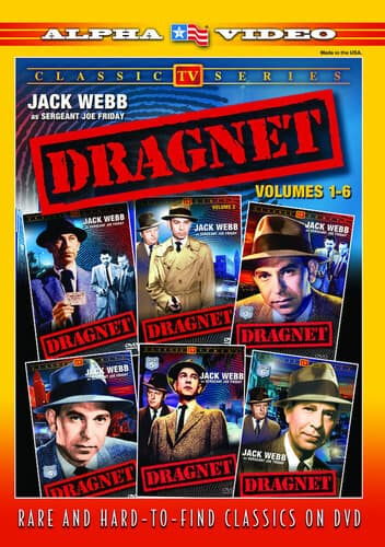Dragnet Volumes 1-6   - DVD price history on PriceWatchPro