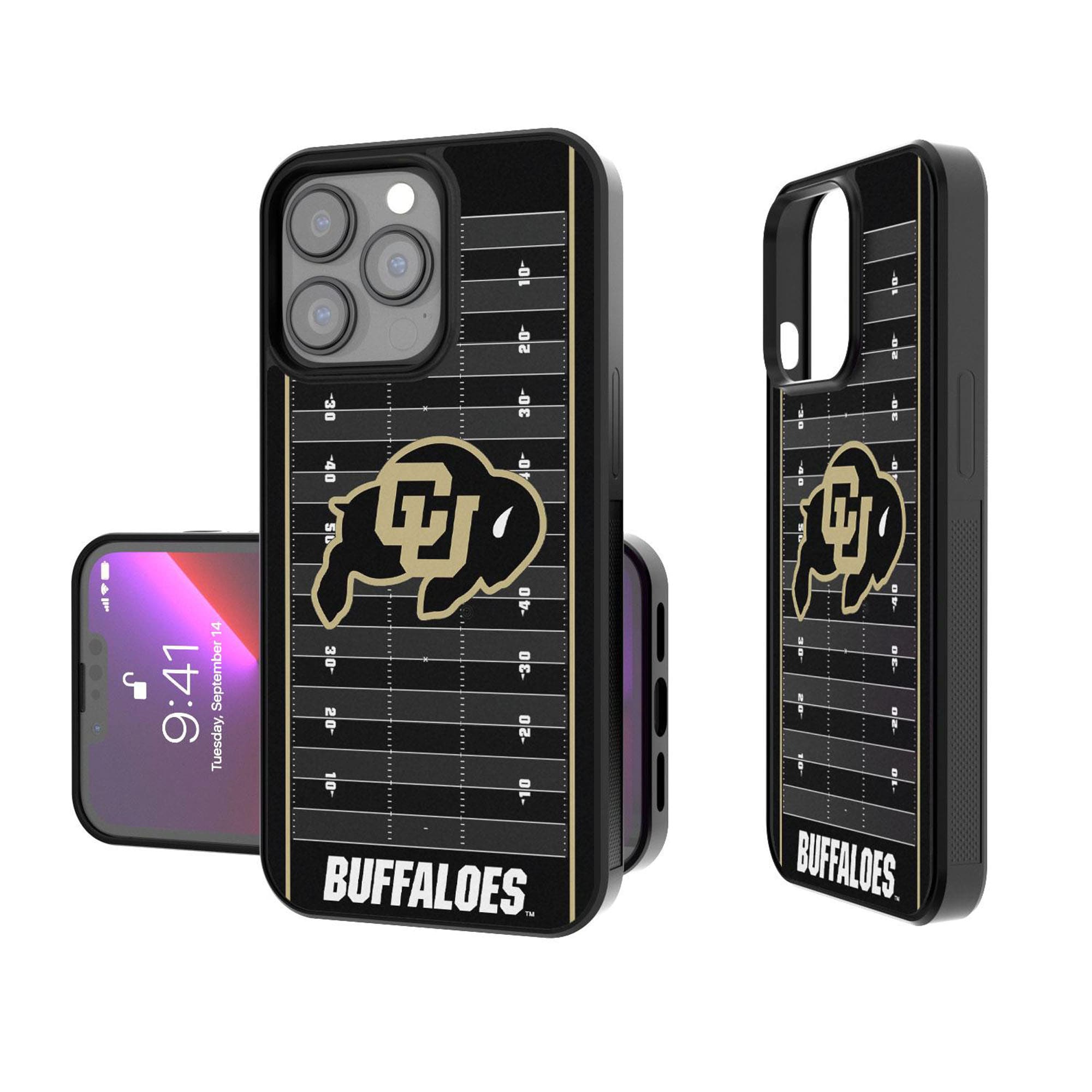 Keyscaper - NCAA - Colorado Buffaloes Field iPhone Bump Case - 15 Pro Max - Black price history on PriceWatchPro