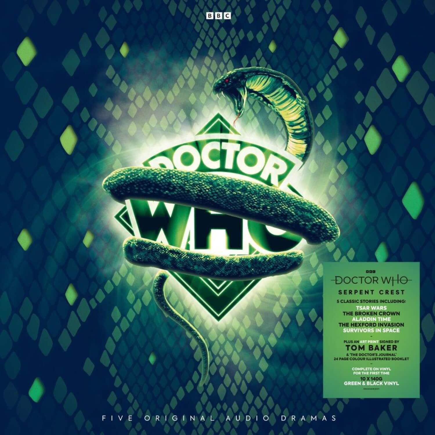 Doctor Who - Serpent Crest - Limited Boxset includes 10 140-Gram LP's pressed on Black & Green - VINYL LP price history on PriceWatchPro