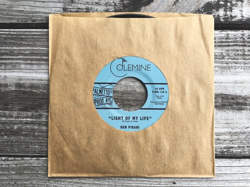 Ben Pirani - Light Of My Life / Dreamin's For Free  - 7-INCH SINGLE