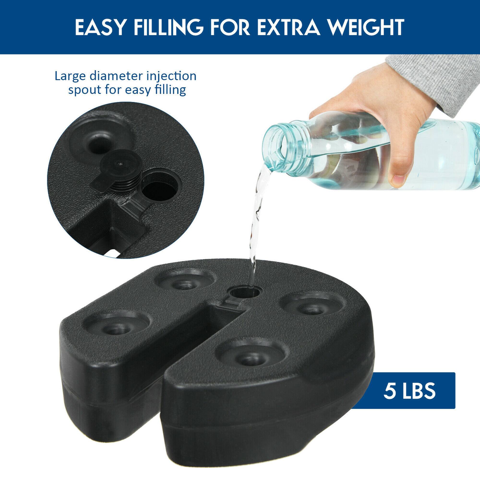 EASY FILLING FOR EXTRA WEIGHT

Large diameter injection spout for easy filling

5 LBS