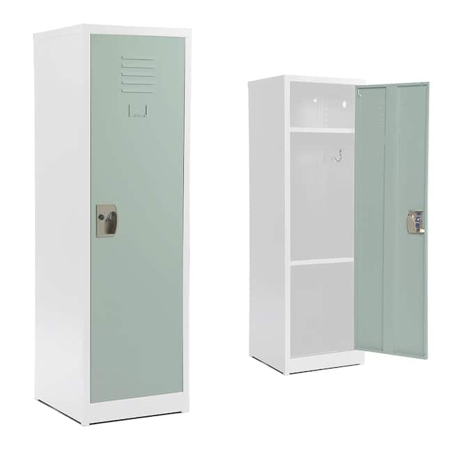 "AdirOffice - Storage Locker 629-Series 48"" H 1-Tier Steel Locker with Key Lock - Misty Green" price history on PriceWatchPro