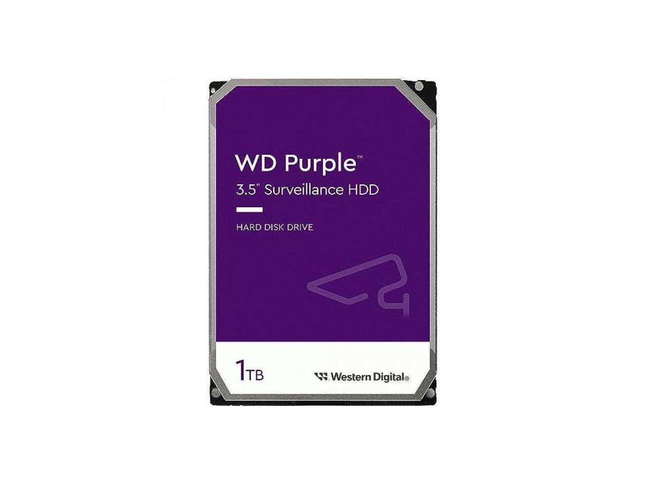 WD Purple 3.5" Surveillance HDD  
HARD DISK DRIVE  
1TB  
Western Digital