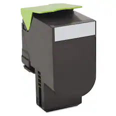 Front. Lexmark - 80C1XK0 Return Program 8,000 Page-Yield Toner - Black - Black.