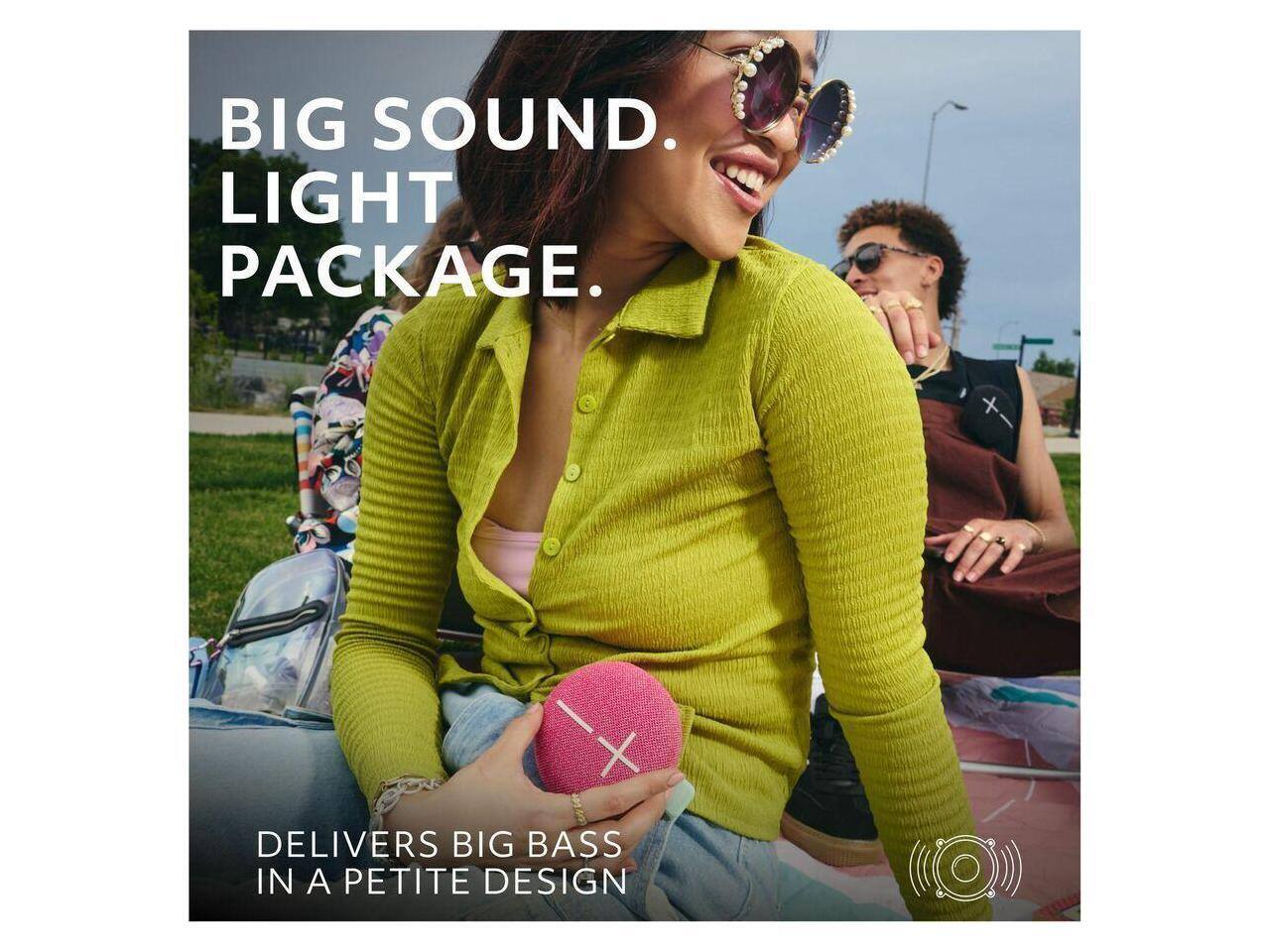 BIG SOUND. LIGHT PACKAGE.  
DELIVERS BIG BASS IN A PETITE DESIGN