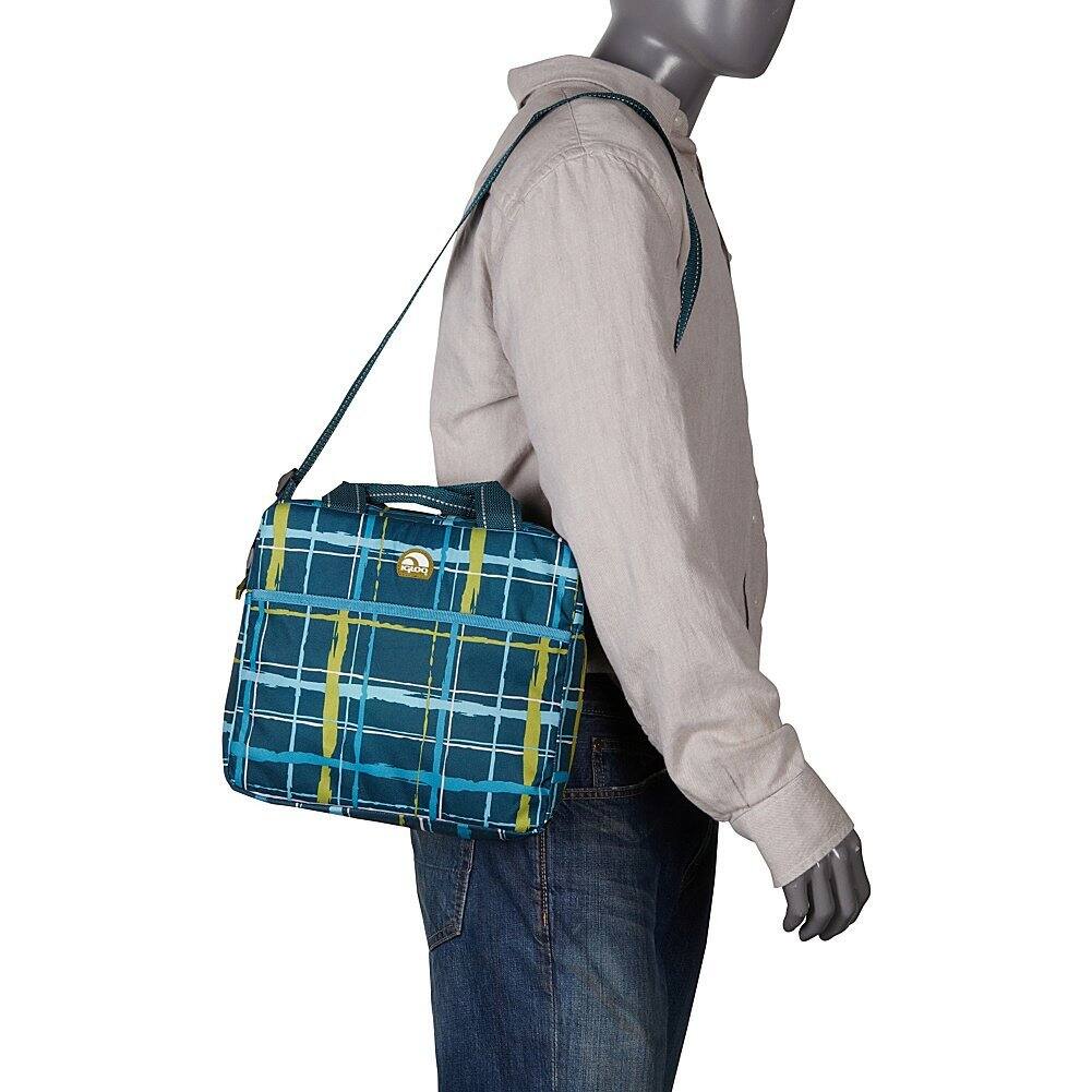 Alt View 3. Igloo - Igloo 12 Can Insulated Cross Body Personal Cooler - Tall Profile Accommodates Water Bottles, Sports Drinks & Lunch - Multi.