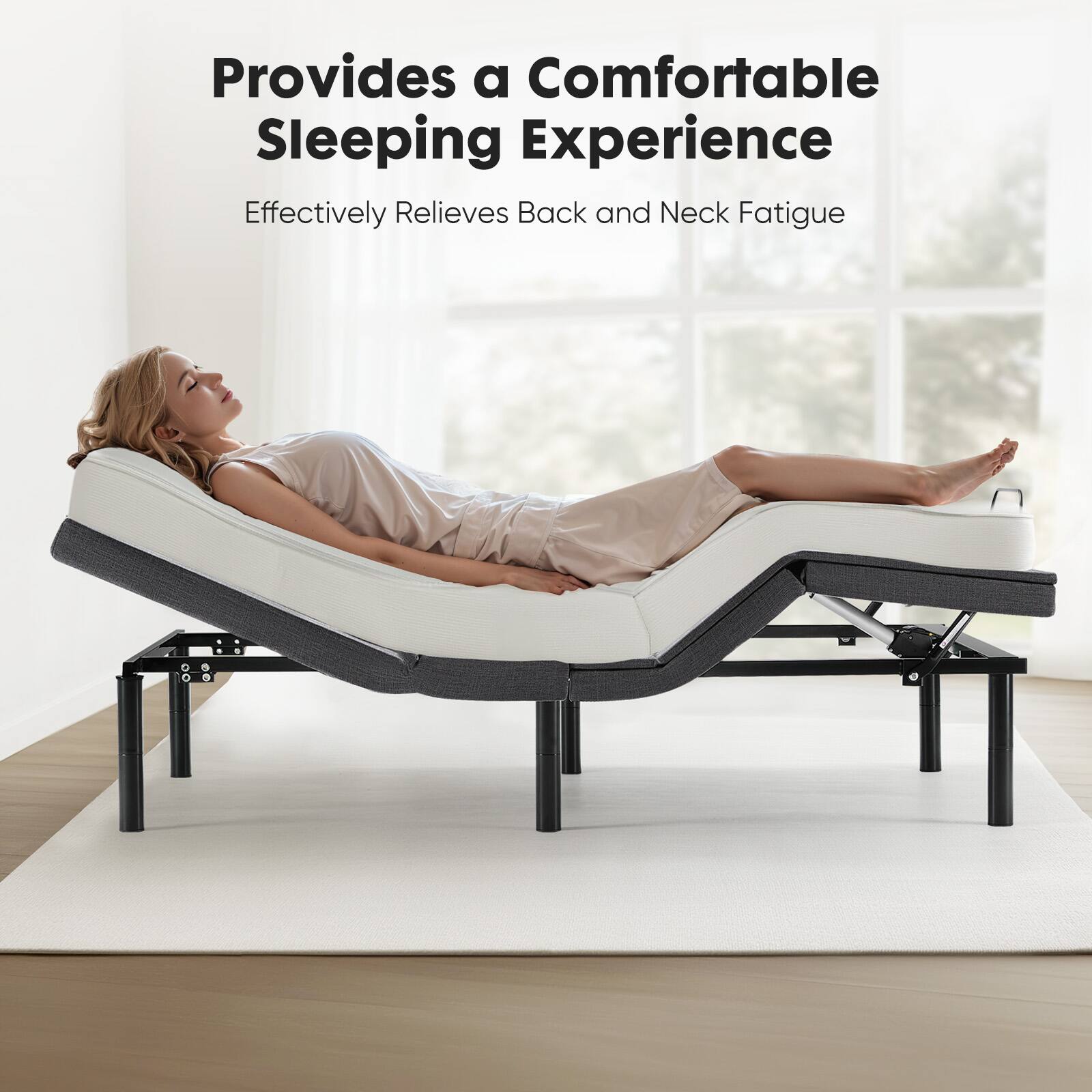 Provides a Comfortable Sleeping Experience  
Effectively Relieves Back and Neck Fatigue
