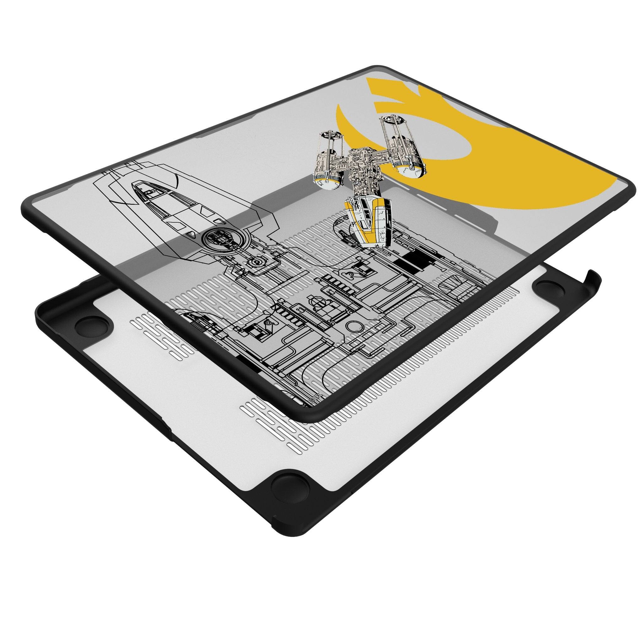 Back. Keyscaper - Star Wars: A New Hope FactionTech Laptop Case - Apple MacBook Pro (13-inch, 2020) - Y-Wing.